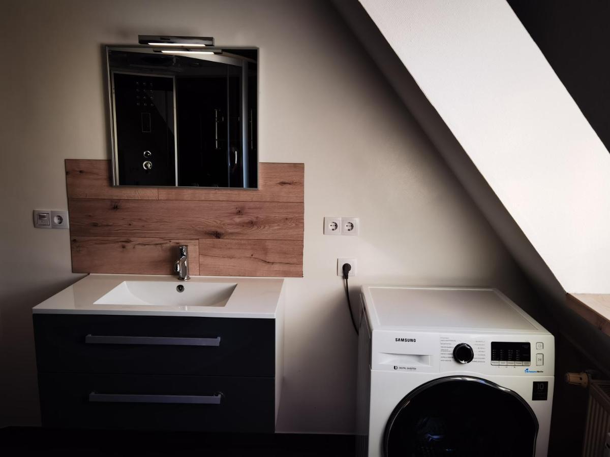 Gemuetliche Dachwohnung Mit Kleiner Oder Grosser Dachterrasse Nebeneinander Wolmirstedt Exteriör bild