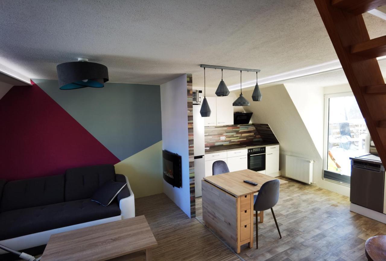 Gemuetliche Dachwohnung Mit Kleiner Oder Grosser Dachterrasse Nebeneinander Wolmirstedt Exteriör bild