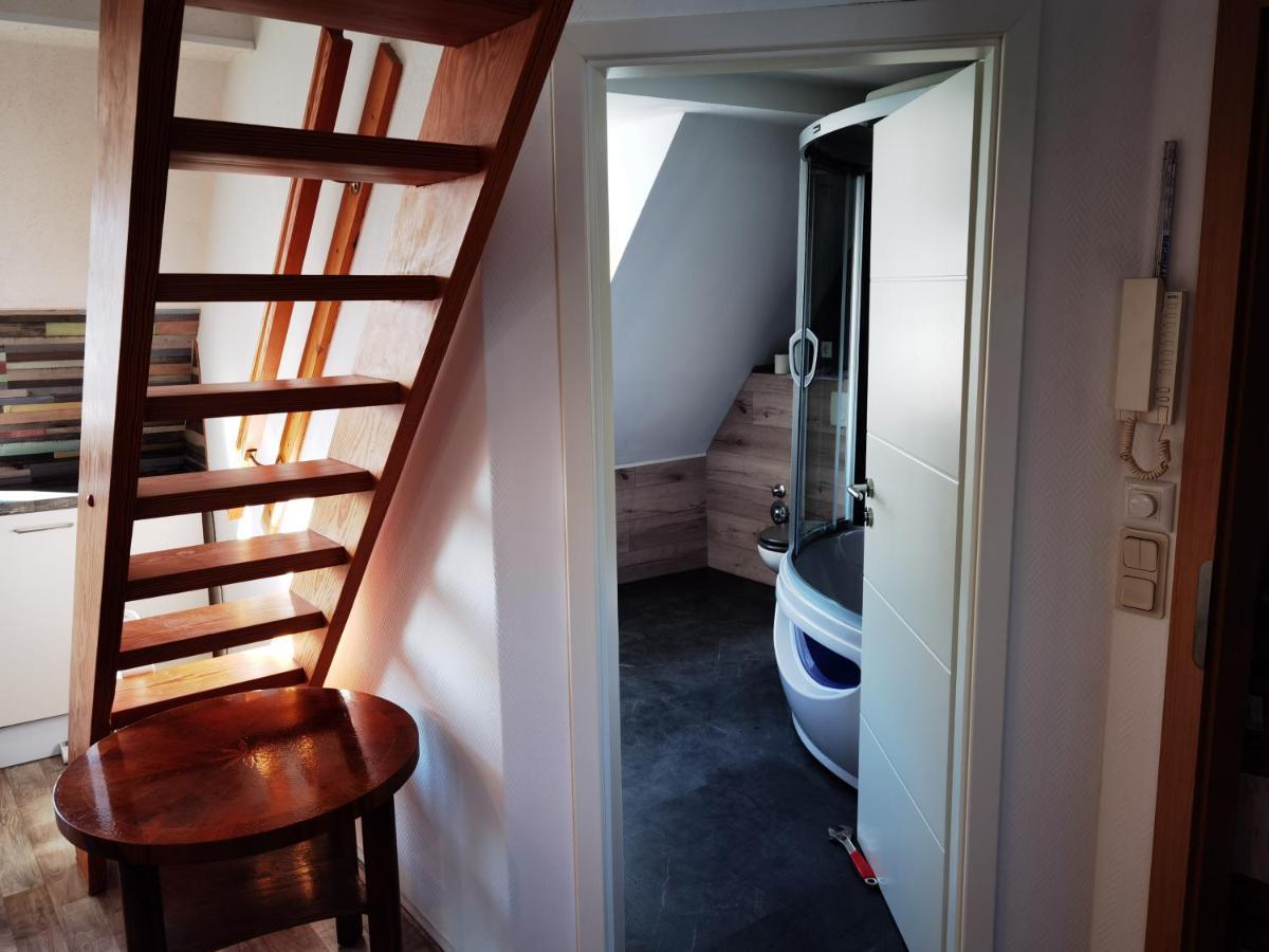 Gemuetliche Dachwohnung Mit Kleiner Oder Grosser Dachterrasse Nebeneinander Wolmirstedt Exteriör bild